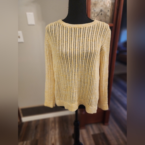 Talbots Sweaters - Talbot's yellow sweater, XLP